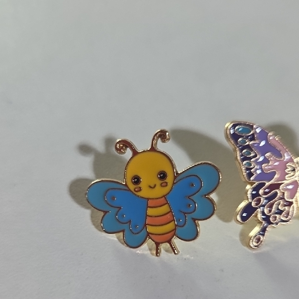 Insect Enamel Pin Trio - Picture 2 of 6